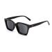 Read amorays fashion sunglasses uv400 protection oversized square frame with spring zipper reading glasses for women men (black 1.00)