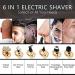 Head Shavers for Bald Men - 6 in 1 Waterproof Electric Razor & Clipper - Rechargeable Trimmer with LCD Display (Golden - Buy Online on GoSupps.com