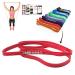 Rubberbanditz Pull Up Assist Resistance Bands Heavy Duty Loop Exercise Workout Bands for Powerlifting Mobility and Stretching Red
