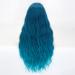 FVCENT 27 Teal Curly Synthetic Wig with Bangs for Women & Girls Charming Style & Comfort - Buy Online on GoSupps.com