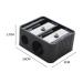 Buy Professional Double Hole Makeup Pencil Sharpener for Eyebrow Lip Liner & Eyeliner | Dual Sharpener for School & Office Supplies - International Shipping Available - Buy Online on GoSupps.com