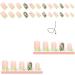 Sarpoer French Butterfly False Nails Detachable Press on Nails DIY Manicure Glitter Diamond Nails ABS - Buy Online on GoSupps.com