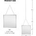 MGLIMZ Fogless Shower Mirror for Shaving - Anti-Fog Bathroom Shaving Mirror with Stainless Steel Chain Razor Holder Hook (Silver) - Buy Online on GoSupps.com