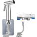 Handheld Bidet Sprayer Set - 304 Stainless Steel Toilet Accessory for Ultimate Cleanliness | Shop Internationally - Buy Online on GoSupps.com