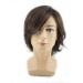 Clocolor men Mr. short curly wavy wig wig natural synthetic heat -resistant art hair cosplay party everyday dark brown