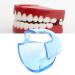 5 pieces of mouth opener oral lip legal lip lawyer orthodontic cheek holder mouth holder mouth holder mouth lip opener for home/dental practices/tooth lighting salons (blue transparent)