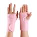 Compression Wrist Support Brace for Men & Women | Adjustable Wrist Support Wraps | Wrist Band Support Sleeve | Carpal Tunnel Brace for Pain Relief Tendonitis Arthritis Gym Sports (Pink Left) Left Pink - Buy Online on GoSupps.com