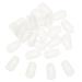 Gleavi 24 pairs nose pads for silicone glasses glasses nasal pads nasal pads for glasses pads made of silicone for glasses Ruckable nasal pads glasses pebble gel nasal clamp white gentle