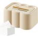 Wet Wipes Dispenser Box - Tissue Box Wet Wipes Holder - No Punching -Adhesive Wipes Holder with Lid for Car Bathroom Countertop Bedroom Night Stand Welts Cream Color - Buy Online on GoSupps.com