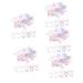 TEHAUX 500 Pcs Tulle Butterfly Accessory Miss Clothing Crafts As Shownx5pcs 0.01X3.5X5CMx5pcs