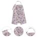 Multi-Purpose Silent Breastfeeding Scarf & Protection Apron with Pockets - Gray | Normal Protection for Moms On-the-Go - Buy Online on GoSupps.com
