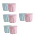 FRCOLOR 8 Sets Pp Washing Bowl Brush Cleaner Mat Brush Cleaning Pad Silicone Brush Cleaning Box Makeup Tool Cleaner Makeup Brush Makeup Cleaning Mat Brush Cleaning Mat Make up