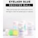 Eyelash Extension Tweezers Cleaner & Glue Remover with Sponge Ball - 1 Bottle | Lash Extension Tool - Buy Online on GoSupps.com
