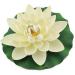 Buy Vectexi Artificial Plastic Lotus Flowers - Floating Water Lily Ornaments for Aquarium & Pond - Set of 3 White - Buy Online on GoSupps.com