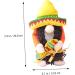 HOMSFOU 4 Pcs 1 Set Hawaiian Doll Summer Beach Party Decoration Nativity Ornaments for Kids Santa Ornament Plush Santa Gnome Cinco De Mayo Party Decorations Cloth Mexico Child Desktop Yellowx2pcs 20x13x9cmx2pcs - Buy Online on GoSupps.com