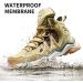 RAX Men's Peak Wolf Waterproof Hiking Boot | Lightweight Backpacking Shoe | Khaki, Size 12 - Buy Online on GoSupps.com