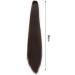 Ponytail Extensions Blonde Wrap Around Pigtail Long Smooth Overhead Wig Synthetic Ponytail Hair Extension Clip in Fake Wig Hairpiece for Women(Black Brown) - Buy Online on GoSupps.com