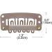 20 Pcs 32mm Brown Metal Snap Clips for Hair Extensions and Wefts - Buy Online on GoSupps.com