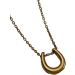 OralGos Horseshoe Necklace for Women - U Shape Wedding Jewelry | Perfect Valentine's Day Anniversary & Birthday Gift in Gold - Buy Online on GoSupps.com