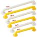 Bathroom Grab Bars Anti Slip and Safety Luminous Circles Disabled Elderly Children Mobility Daily Living Assist Support Handle Towel Holder (White 30CM) - Buy Online on GoSupps.com