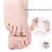 Multi-Size Silicone Toe Spreader - 6 Pack (S-M-L) - Soothes Bunion Pain and Promotes Toes Alignment - Buy Online on GoSupps.com