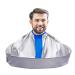 Haircut Capes for Adults Kids Foldable Hair Cutting Cape Umbrella Apron Salon Barber Hair Dresser Assecories Silver&blue