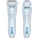 Precision Meets Comfort with Silky Glide Pro - The Ultimate Electric Shaver and Trimmer for Women Tailored for Face Legs and Armpits(Blue)
