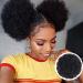 Buy Synthetic Puff Afro Short Kinky Curly Chignon Hair Bun | Drawstring Ponytail Hairpiece | 1 PC Fake Hair Extensions | International Shipping Available - Buy Online on GoSupps.com