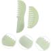 Orfofe 2-in-1 Jade Kamm Head Massager & Gua Sha Tool - Portable Jade Massage Device for Deep Relaxation & Body Care - Buy Online on GoSupps.com