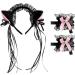 TQUXNGA 1set Halloween Cosplay Ear Headband and Choker/Lace Cuffs/Tail Cosplay Lovely Costume Party Accessories for Adult 5 - Buy Online on GoSupps.com