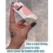 Chapstick Holder Keychain - Neoprene Lip Balm & Lip Gloss Travel Accessory for Women | Beautiful Abstract Flower Gift - Buy Online on GoSupps.com