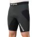 Ortema Power Shorts - compression pants with an integrated X -diagonal -acting stabilization system - relief in the bar - stabilization of the hip - ice hockey/inliner/leisure & more L gray/black