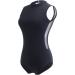Daydance Black Mesh Short Sleeve Dance Leotard with Open Back - Small Black - Buy Online on GoSupps.com