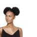 Inch High Afro Puff Synthetic Hair Bun Hairpiece For Women Drawstring Ponytail Kinky Curly Clip In Extensions #2 2 pcs