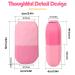 Silicone Ice Roller for Face and Eyes - Facial Beauty Tool for Skin Care, Pore Shrinking, and Skin Brightening (Pink) - Buy Online on GoSupps.com