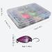 Trout Spoon Set (2.5g) - Spinner Fishing Baits with Single Hook & Storage Box | International Shipping - Buy Online on GoSupps.com