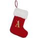 Buy Christmas Knitted Stockings | Embroidered Monogram Red Socks | Ideal Gift Bag for Holidays - Buy Online on GoSupps.com
