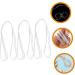 Housoutil 3 Fiberglass Nail Extension Manicure Tools Fake Silk Nails Tips Nail Art Supply Manicure Extension Fiber Nail Tools Nail Art Fiber Nail Art Tool Gel White Plastic Fiber - Buy Online on GoSupps.com