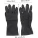 Healeved 6 Pairs Black Gloves Reusable Hair Coloring Gloves Hair Salon Gloves Hair Dye Man Medium Lx2pcs - Buy Online on GoSupps.com