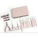 Manicure Kit Stainless Steel Nail Clippers Hand Care Set Nail Clippers 18-Piece Nail Tool Set Nail Care Set Suitable for Outdoor Travel Rose Gold Nail Clippers Kit (Color : A) - Buy Online on GoSupps.com