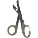 Titanium Bandage Shears EMT Scissors Bent Stealth Black Coated - Green 19cm - Buy Online on GoSupps.com