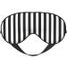 Buy Black and White Stripes Soft Sleep Eye Mask | Ultimate Comfort for Men & Women | Perfect Travel Accessory - Buy Online on GoSupps.com