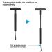 Premium Men's Back Razor - Long Adjustable Shaving Apparatus for Painless Hair Removal - Buy Online on GoSupps.com