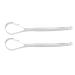 Tongue Cleaner Tongue Scraper Stainless Steel Safe Eco Friendly for Dental Clinic for Home Travel(L)