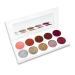 Waterproof Eyeshadow Palette 10 Colors Pressed Glitters & Nudetude Matte Shades Highly Pigmented Long-Lasting Shimmery Pearls Multi Reflective Eye Shadow Suite