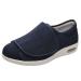 MISNAD Indoor Breathable Warm Cushioning Diabetic Slippers for Men Outdoor Anti Slip Wide Width Therapeutic Diabetic Shoes for Men Plantar Fasciitis Bunions Arthritis Swollen Feet Diabetic Shoes 7.5 Blue