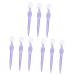 Minkissy 9 pieces women with remote rustproof precision shaving tools for facial eye brews handle make-up women Especially shaped trimmer for purple razor Schaber 12.5x1.5cmx3pcs Lilax3stk