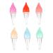 Mikikit 6 pi ces Tube Forme de Glace DIY pour et Gloss Contenants Adorables et Durables pour Maquillage et