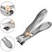 NCL Stainless Steel Large Toenail Clippers for Thick Nails - Best Clippers for Men, Women, Seniors - Silver - Buy Online on GoSupps.com