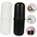 Anneomas 2-Piece Plastic Toothbrush Cup & Holder - Stylish Toothbrush Organizer for Home - Raccoon Design - Buy Online on GoSupps.com